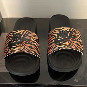Nike Tiger Print Slides